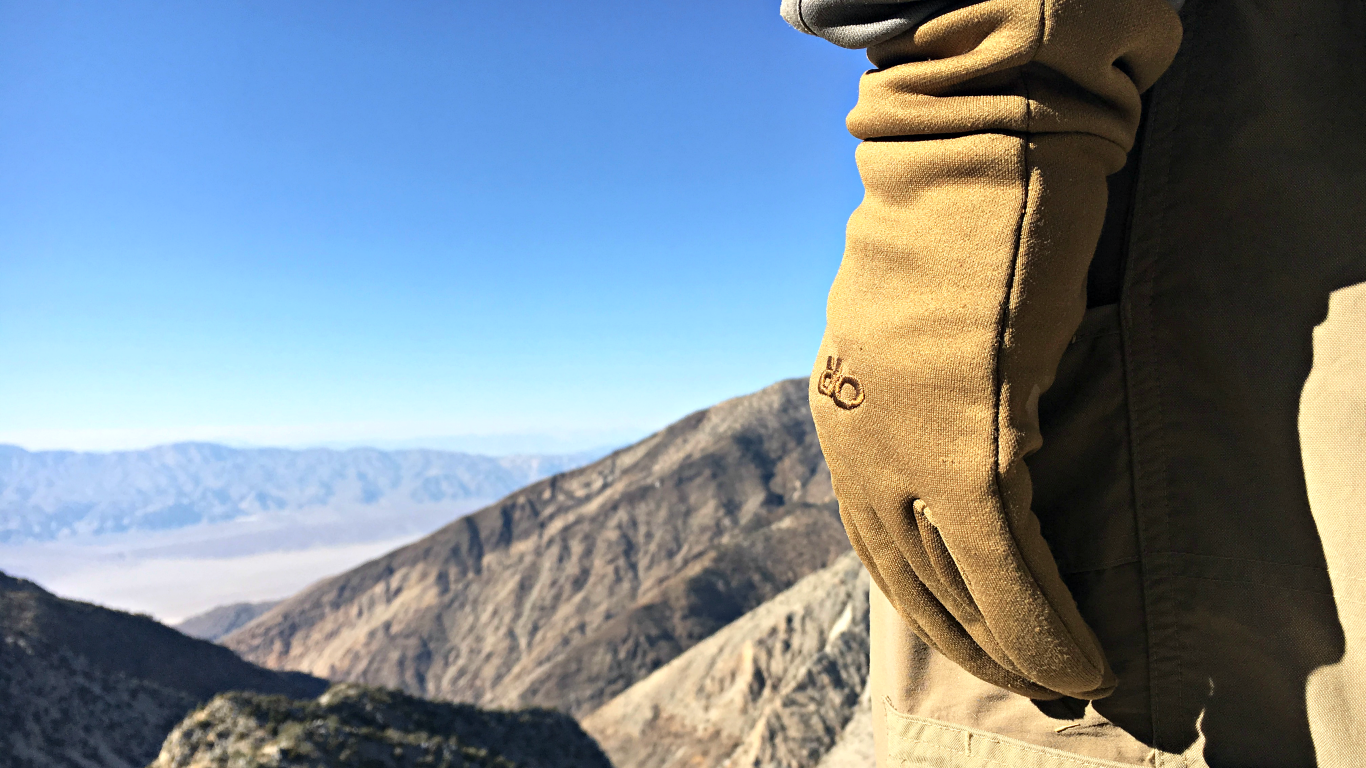 outdoor research backstop sensor gloves