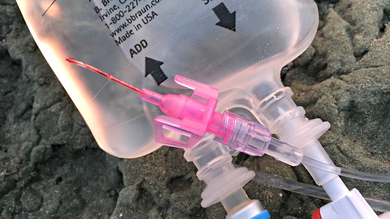 My 1st Attempt Starting an IV Catheter Kit Badger